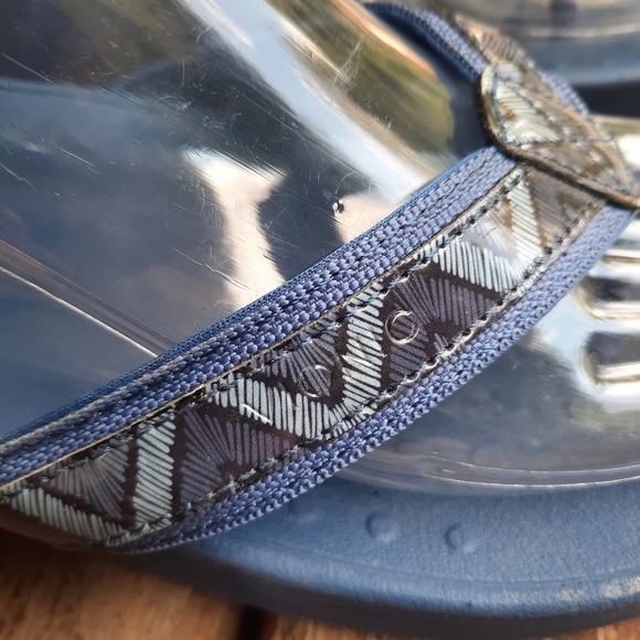 Vionic High Tide Blue Thong Arch Support Flip-Flop Orthopedic Sandals Size 8 - Picture 6 of 14